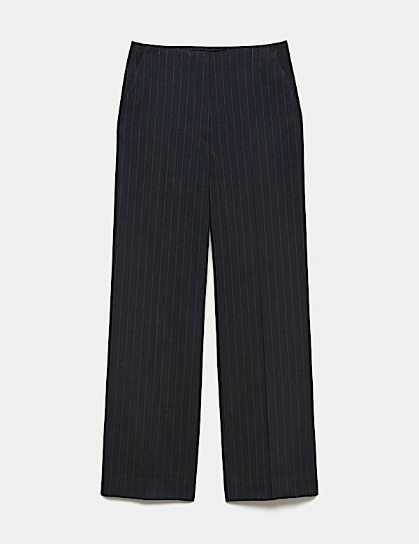 Elegante Nadelstreifenhose mit geradem Bein - DE