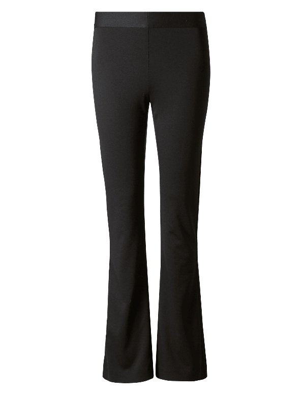 Jersey Slim Fit Bootcut Trousers