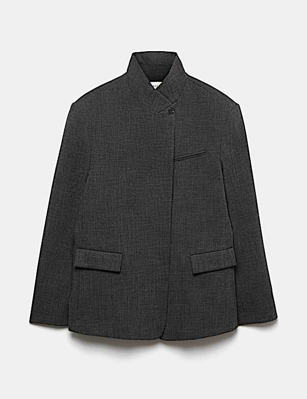 Tailored Asymmetric Blazer - CY