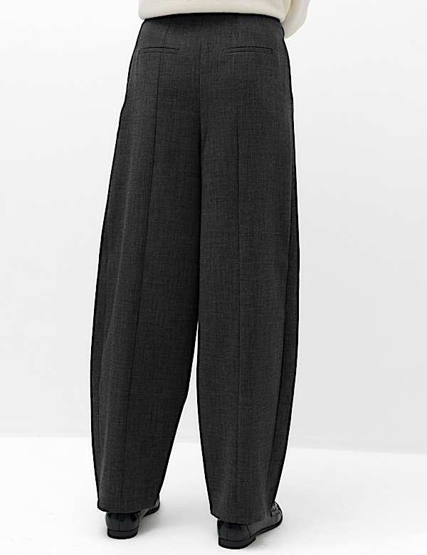 Tailored Barrel Leg Trousers - IL