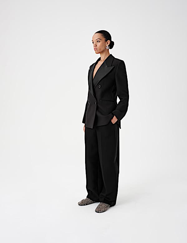 Tuxedo Relaxed Straight Leg Trousers - IL