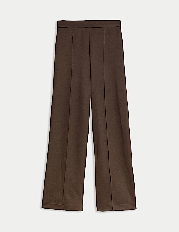 Pantalon coupe large en jersey &agrave; taille &eacute;lastique - CA