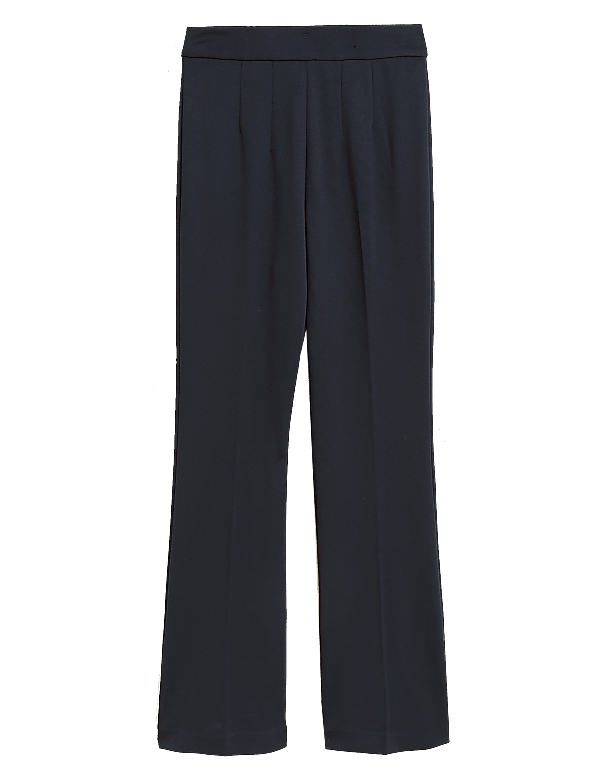 Viscose Mix Plain Regular Fit Trouser