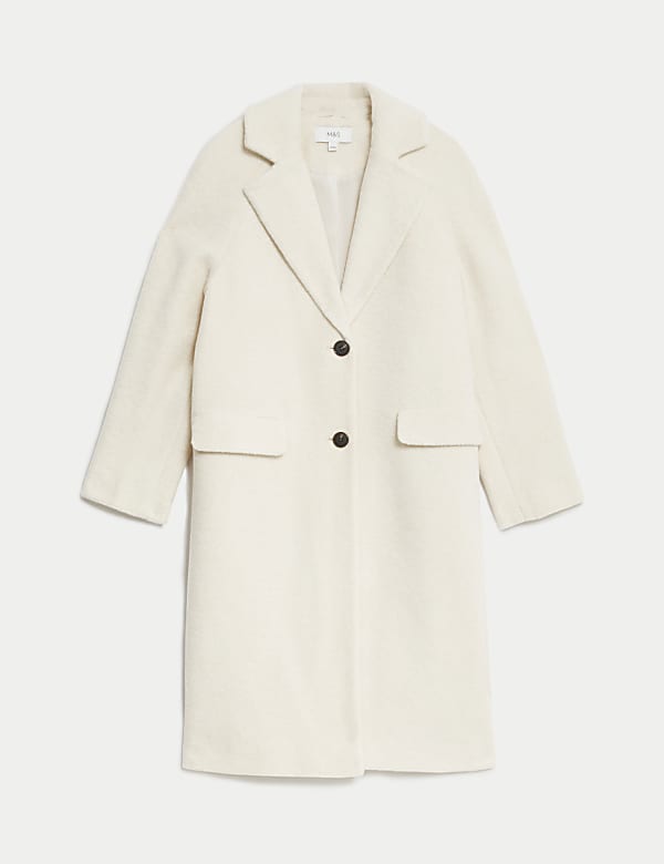 Textured Longline Tailored Coat - US