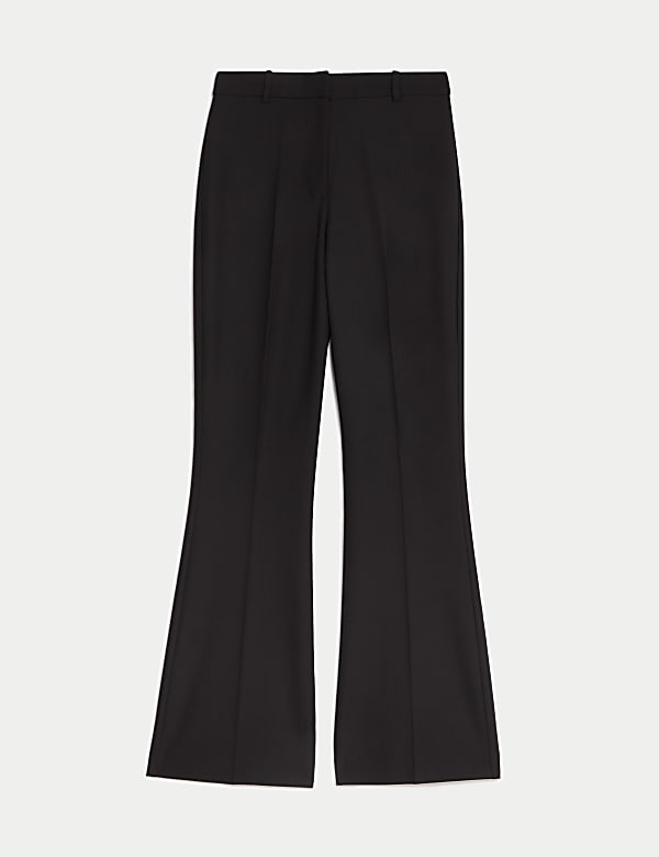 Pantalon coupe slim et &eacute;vas&eacute;e - BE