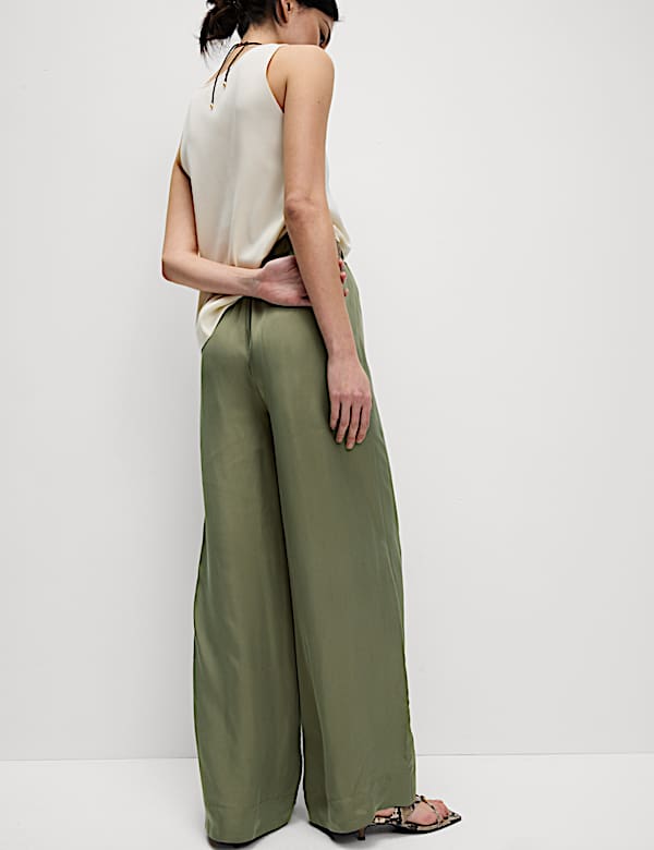 Wide Leg PalazzoTrousers - UA