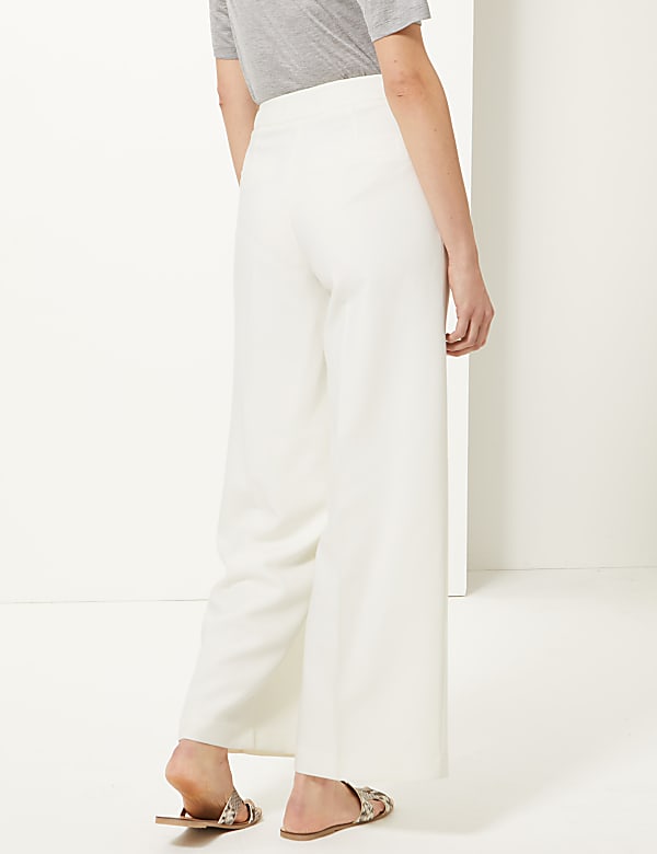 Wide Leg Ankle Grazer Trousers
