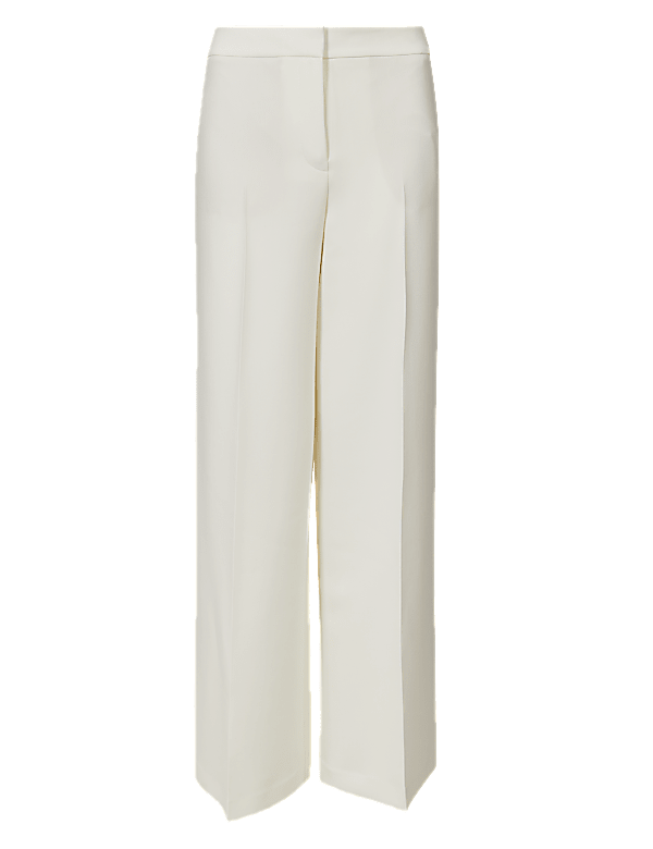 Wide Leg Ankle Grazer Trousers