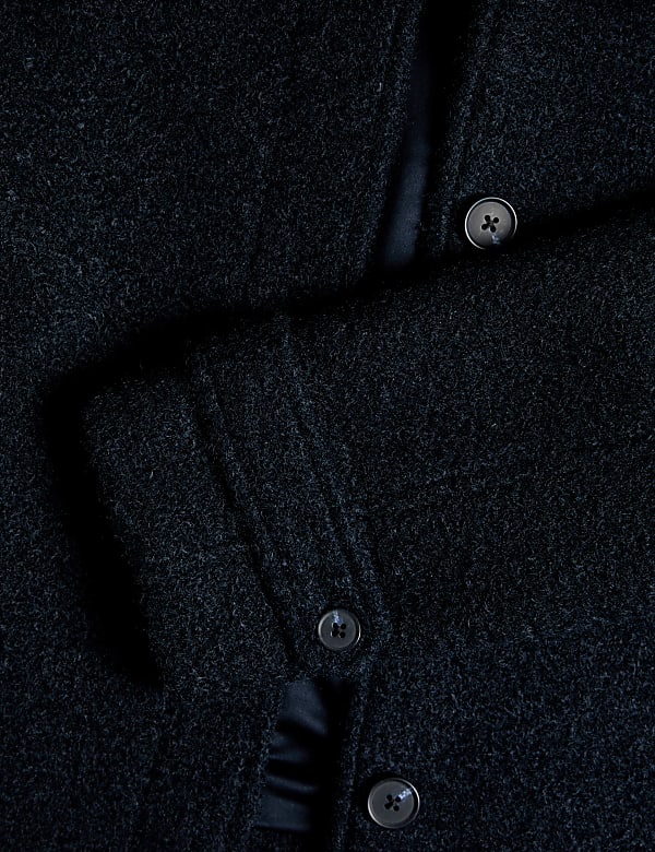 Textured Collared Short Coat - SE