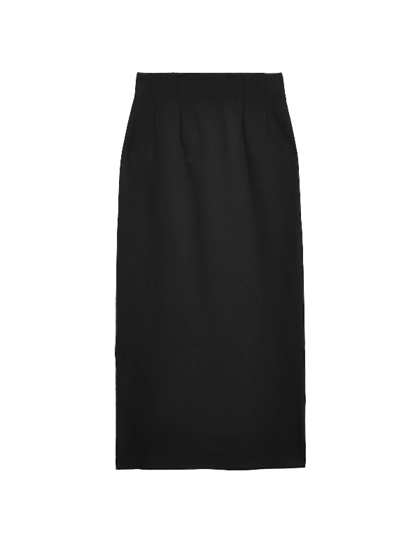 Maxi pencil skirt black and white clearance