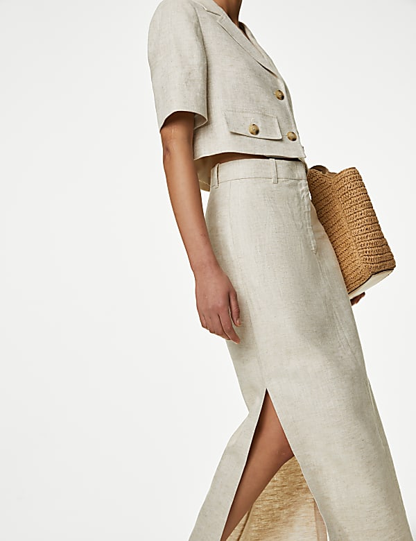 Linen skirt m&s shop
