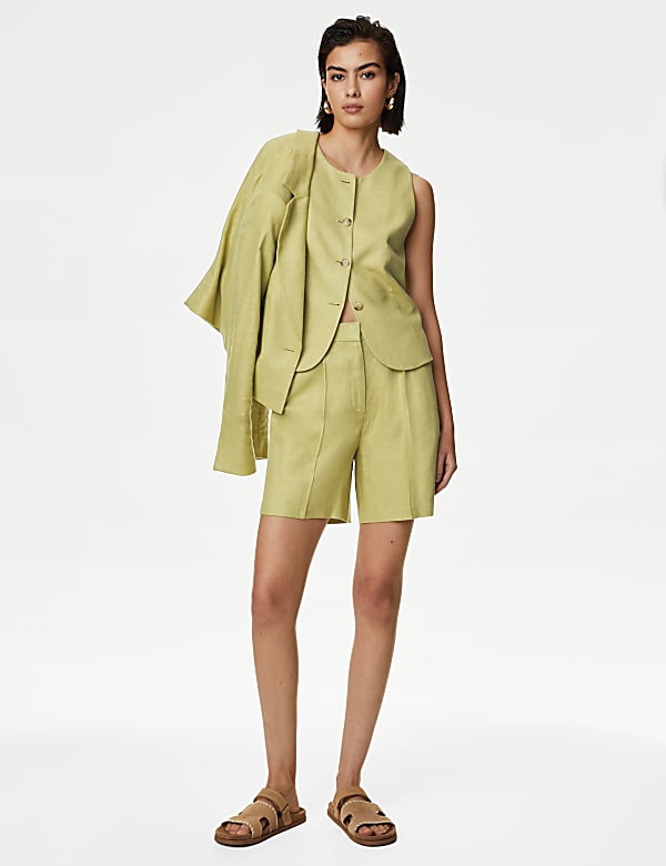 Linen Rich Tailored Waistcoat - IT