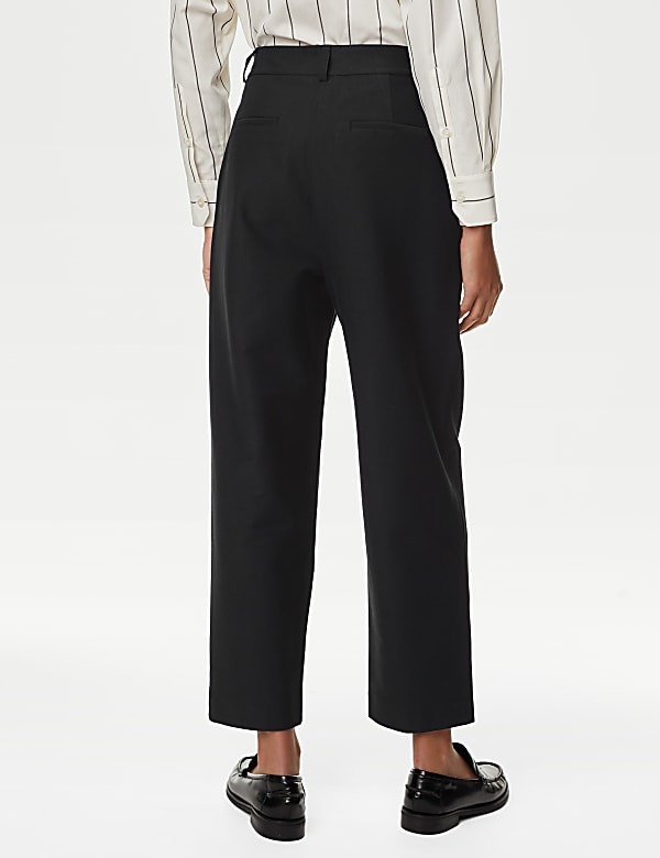 Jersey Tapered Ankle Grazer Trousers - AT