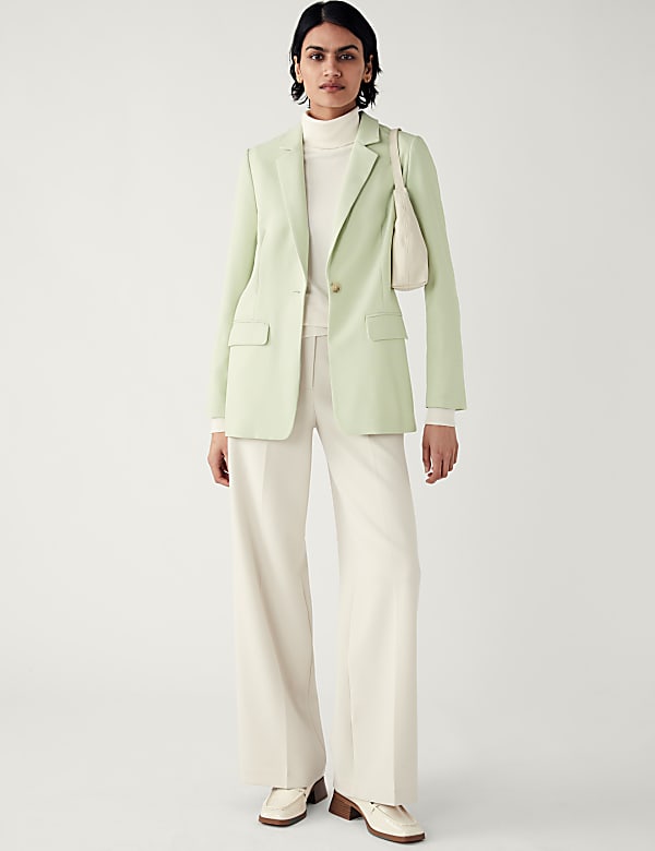 Relaxed Single Breasted Blazer