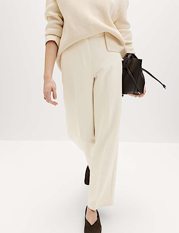 Tailored Straight Leg Trousers