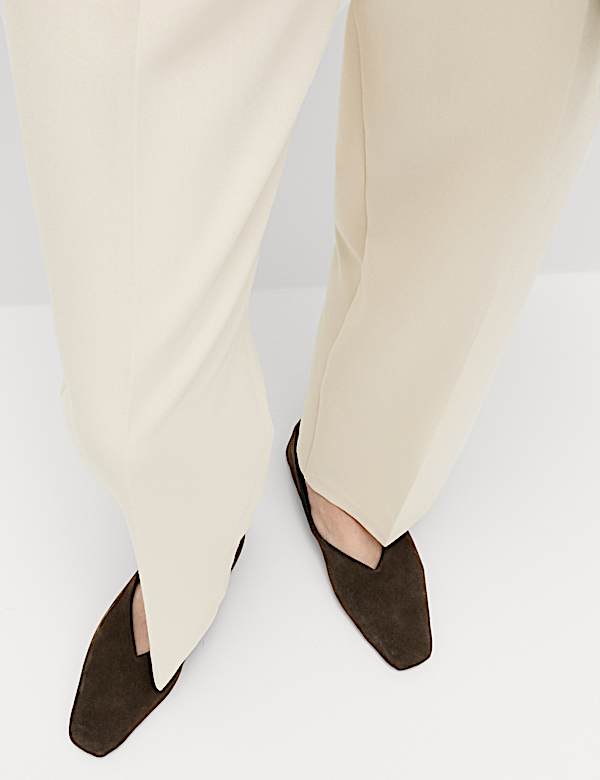 Tailored Straight Leg Trousers
