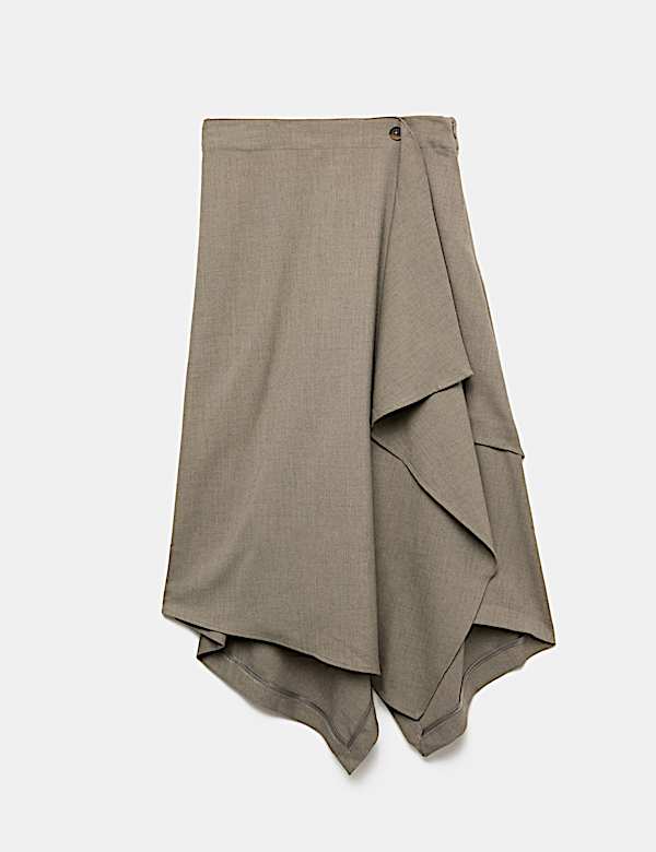 Midi Asymmetric Skirt - IS
