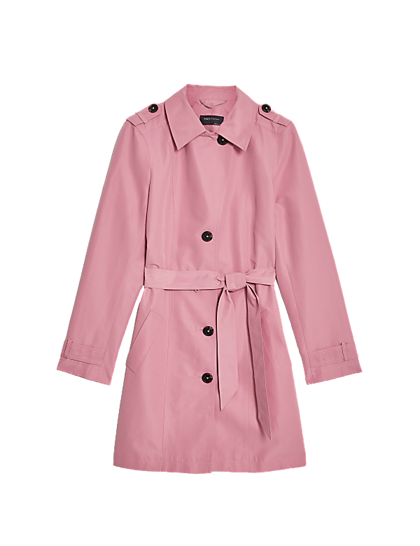 Belted Single Breasted Trench Coat