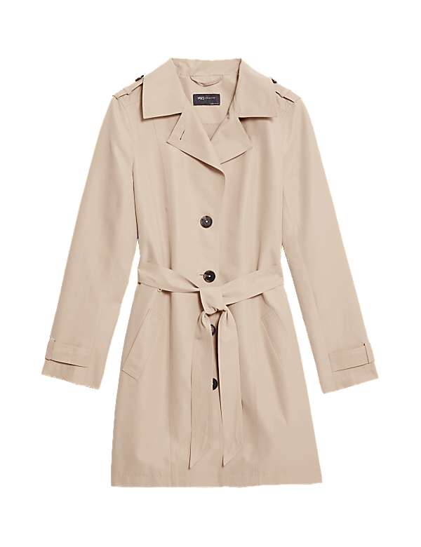 Belted Single Breasted Trench Coat