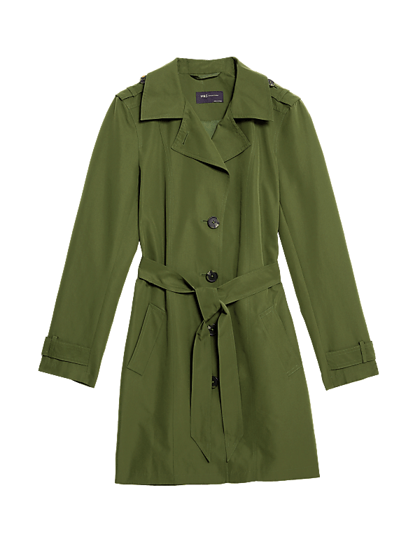 Belted Single Breasted Trench Coat