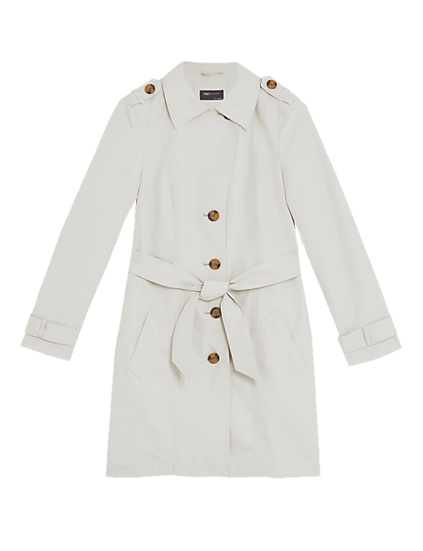 Basic Belted Mac Jacket