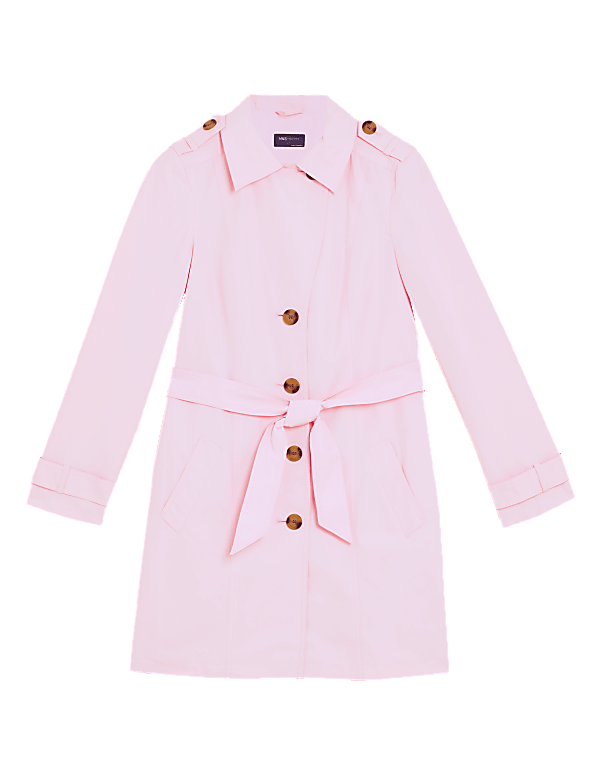 Basic Belted Mac Jacket
