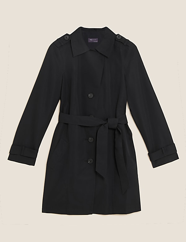 Basic Belted Mac Jacket