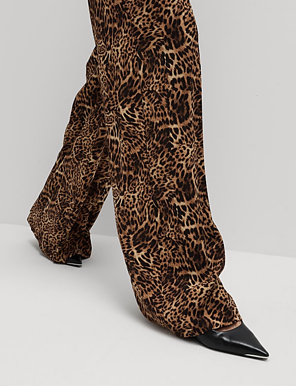 Pantalon coupe large à imprimé - CH