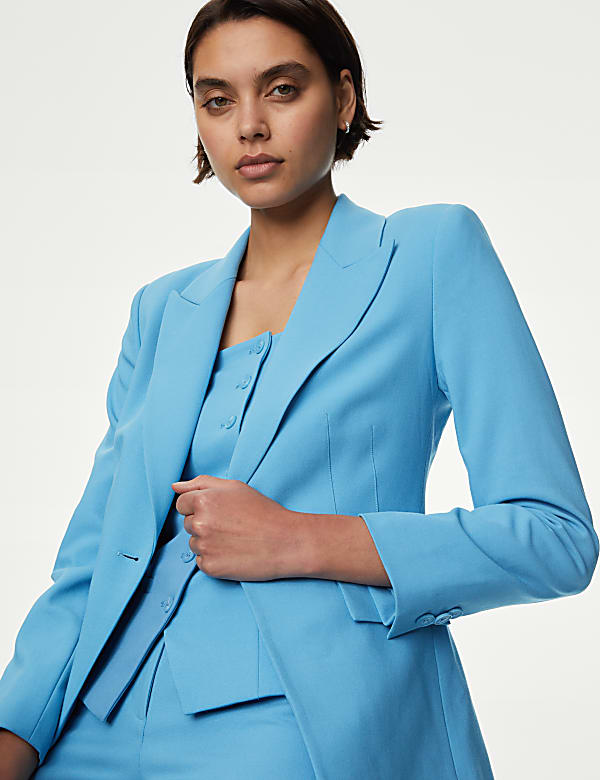 Tailored Single Breasted Blazer - LU