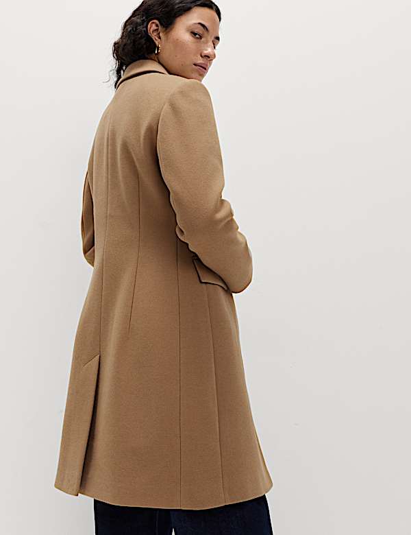 Collared Longline Tailored Coat - US