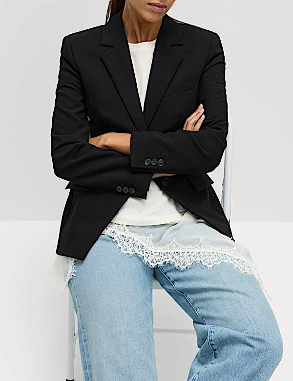 Tailored Cinched Waist Blazer - PL