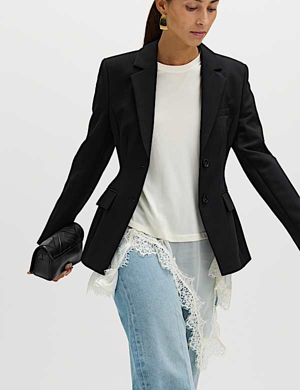 Tailored Cinched Waist Blazer - PL