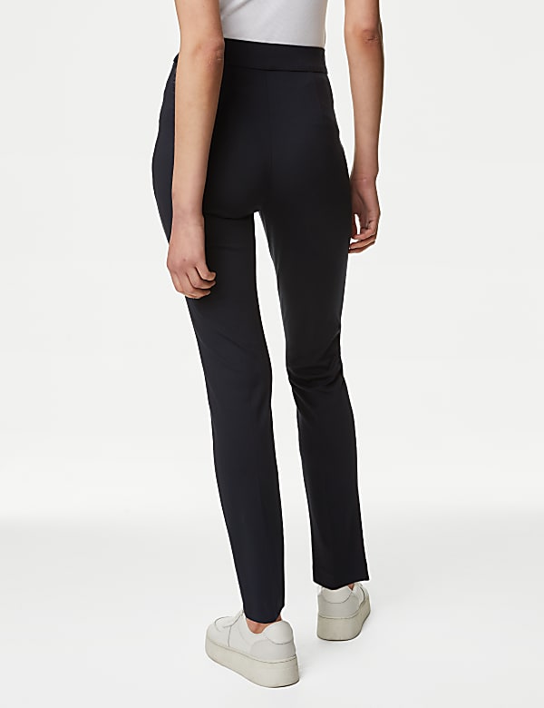 Jersey Slim Fit Ankle Grazer Trousers