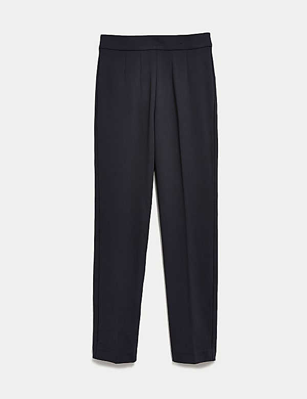 Jersey Slim Fit Ankle Grazer Trousers  - US
