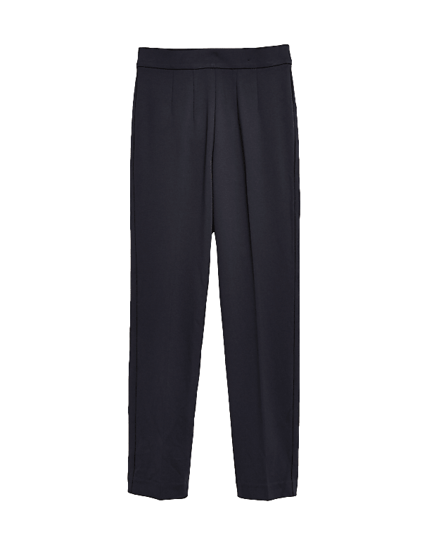 Jersey Slim Fit Ankle Grazer Trousers