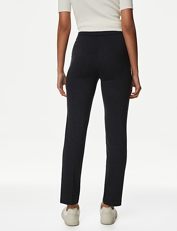 Jersey Slim Fit Ankle Grazer Trousers