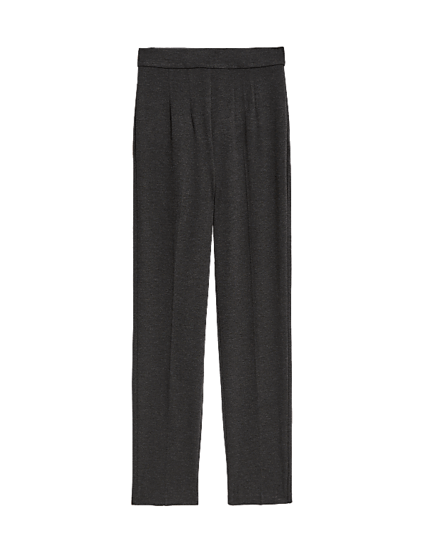 Jersey Slim Fit Ankle Grazer Trousers