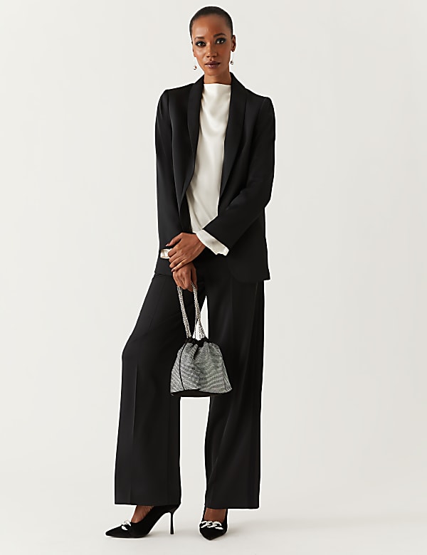 Satin Relaxed Blazer