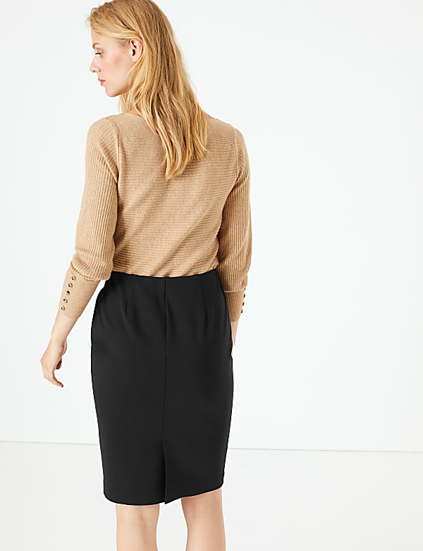 Midi Pencil Skirt