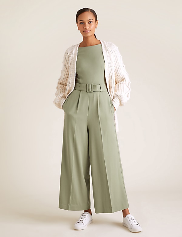 Buy Belted Jumpsuit at Marks Spencer