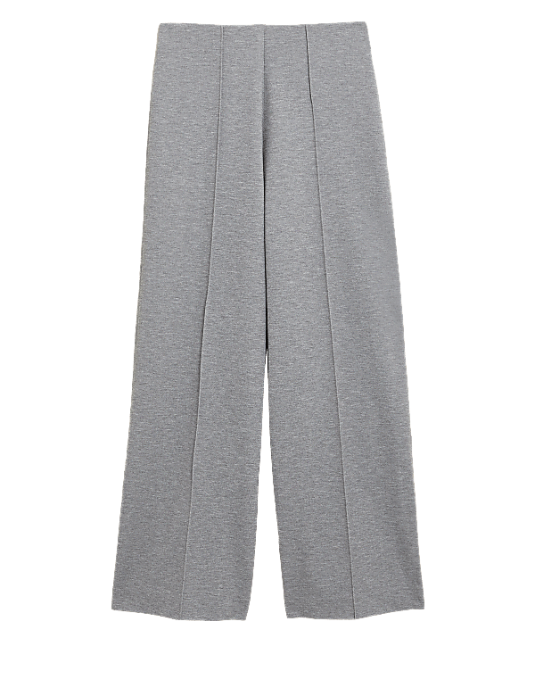Jersey Wide Leg Trousers