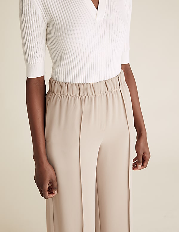 Wide Leg Relaxed Trousers