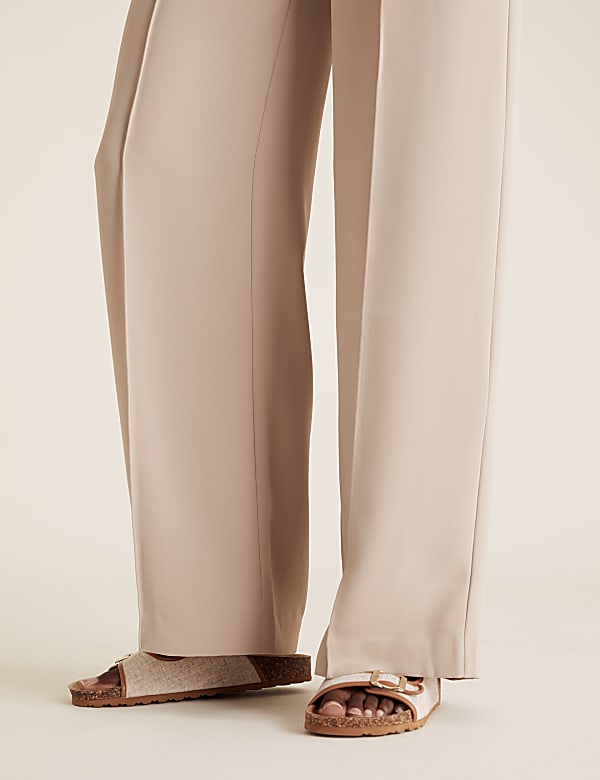 Wide Leg Relaxed Trousers
