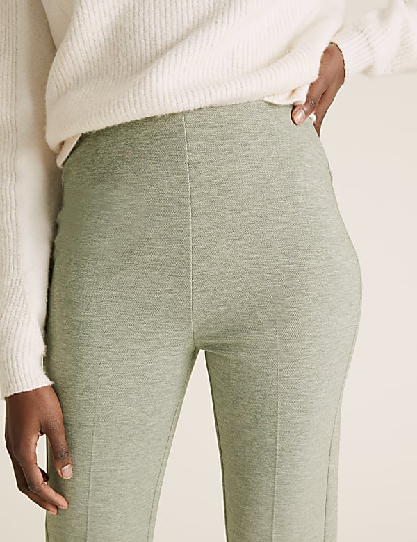 Jersey Flared Trousers