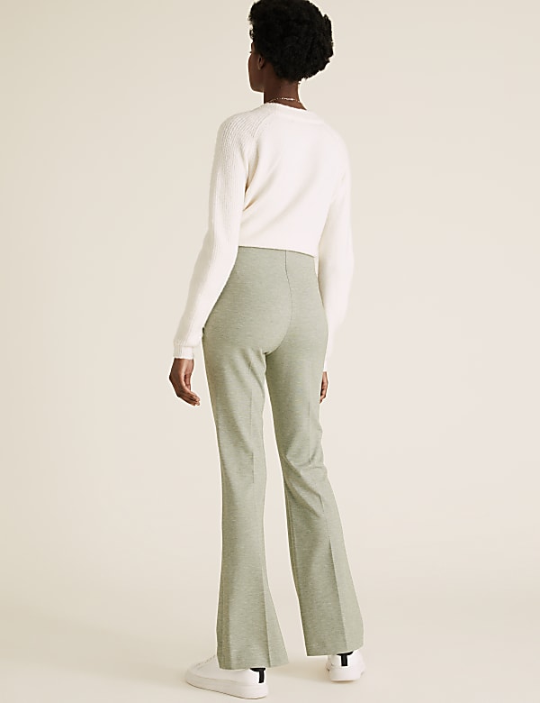 Jersey Flared Trousers