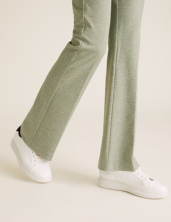Jersey Flared Trousers