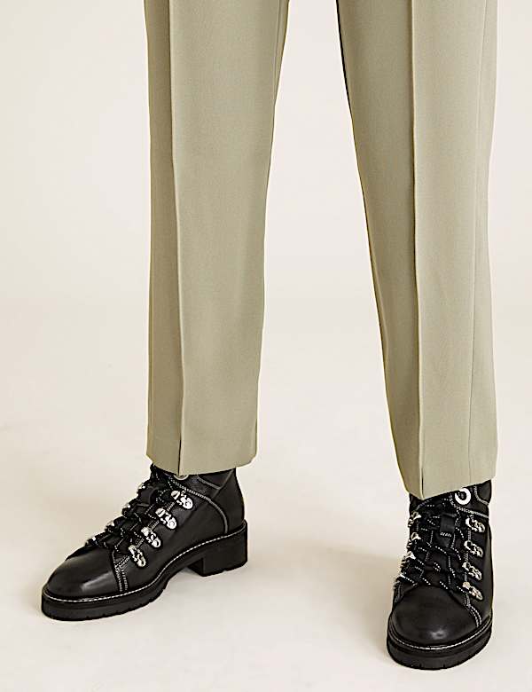Tapered Ankle Grazer Trousers