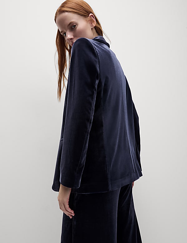 Relaxed Fit Single Breasted Blazer