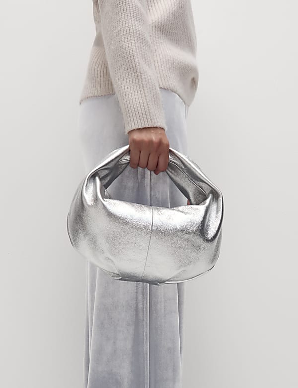 Velvet Elasticated Waist Wide Leg Trousers - CH