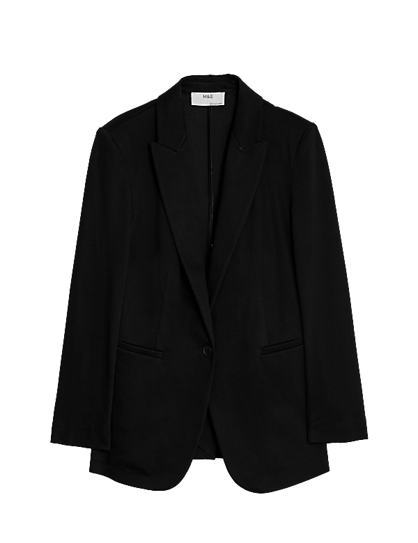 Jersey Slim Single Breasted Blazer